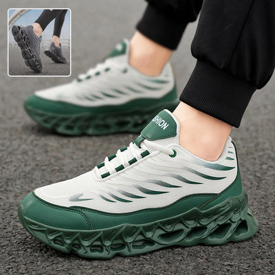 Men's Lace-up Sneakers Thick-soled Daddy Vulcanized Shoes Outdoor Running Sports Casual Shoes sandrabazar.