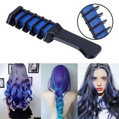 Temporary Mini Disposable Crayons Hair Color Dyeing Mascara Dye Chalk Box With Brush sandrabazar..