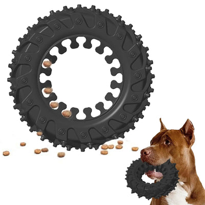 Tough Rubber Tire Dog Toy