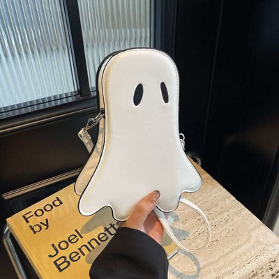 Women's Halloween Ghost Kid Messenger Bag sandrabazar..