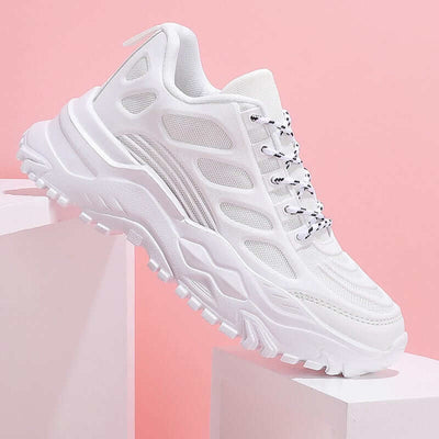 Trendy Thick Bottom Height Increasing Breathable Comfortable Four Seasons Leisure Sneaker sandrabazar..