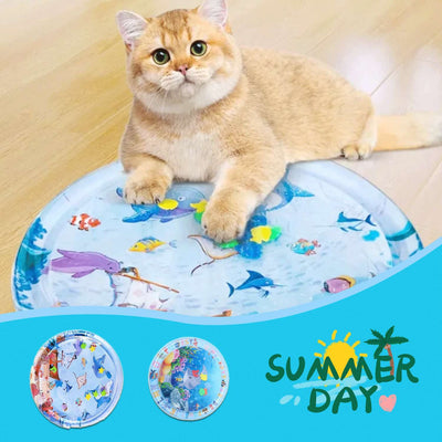 Summer Cooling Pet Water Bed Cushion Ice Pad Dog Sleeping Square Mat For Puppy Dogs Cats Pet Kennel Cool Cold sandrabazar.
